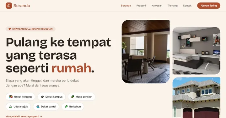 Tampilan Beranda