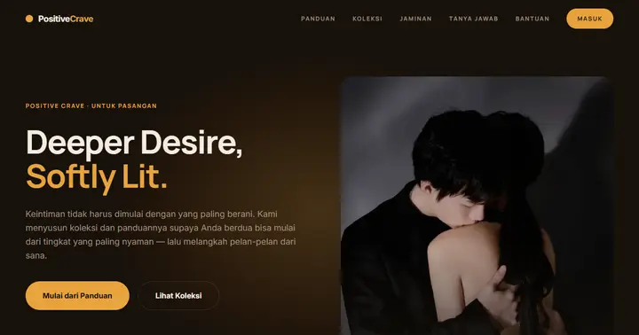 Tampilan Positive Crave (Konsep Amber)