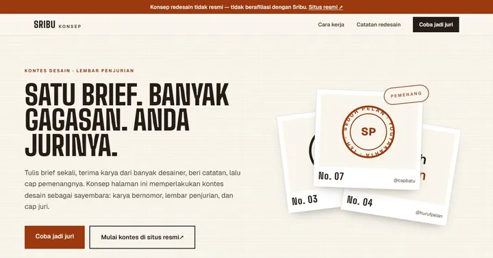 Tampilan Sribu