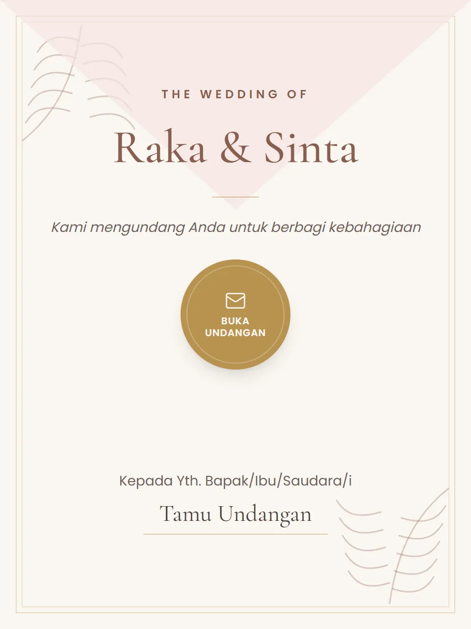 Preview undangan Pernikahan